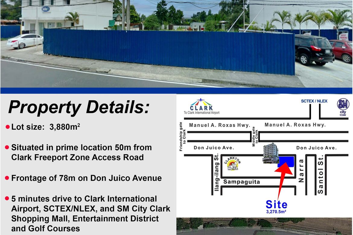 Land for Sale in Malabanias, Angeles, Pampanga