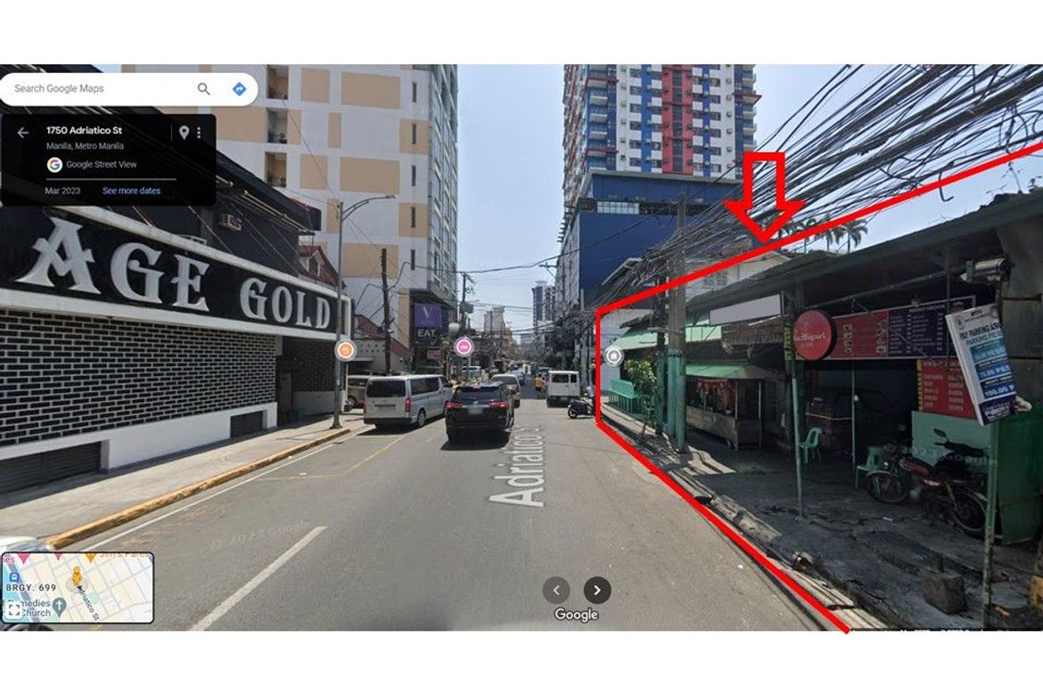 Land for Sale in Malate, Manila, Metro Manila near LRT-1 Pedro Gil