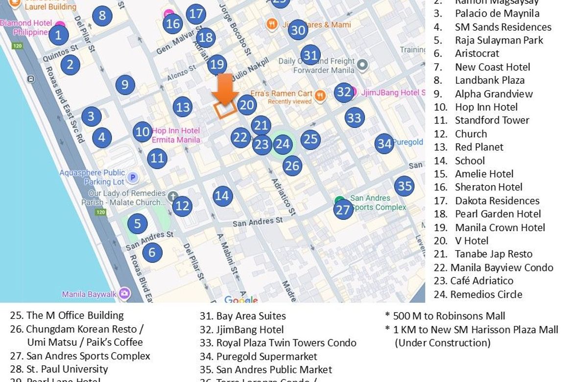 Land for Sale in Malate, Manila, Metro Manila near LRT-1 Pedro Gil – photo 5
