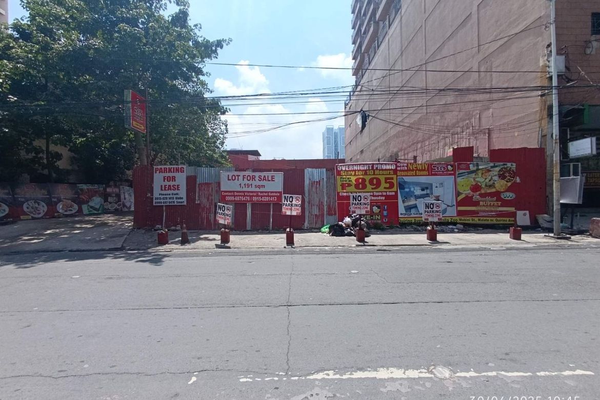 Land for Sale in Malate, Manila, Metro Manila near LRT-1 Vito Cruz – photo 3