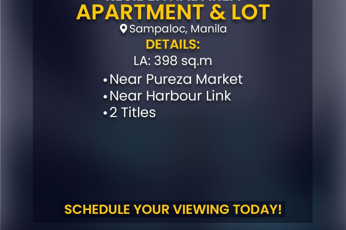 Land for Sale in Manila, Metro Manila near LRT-2 Legarda – photo 2