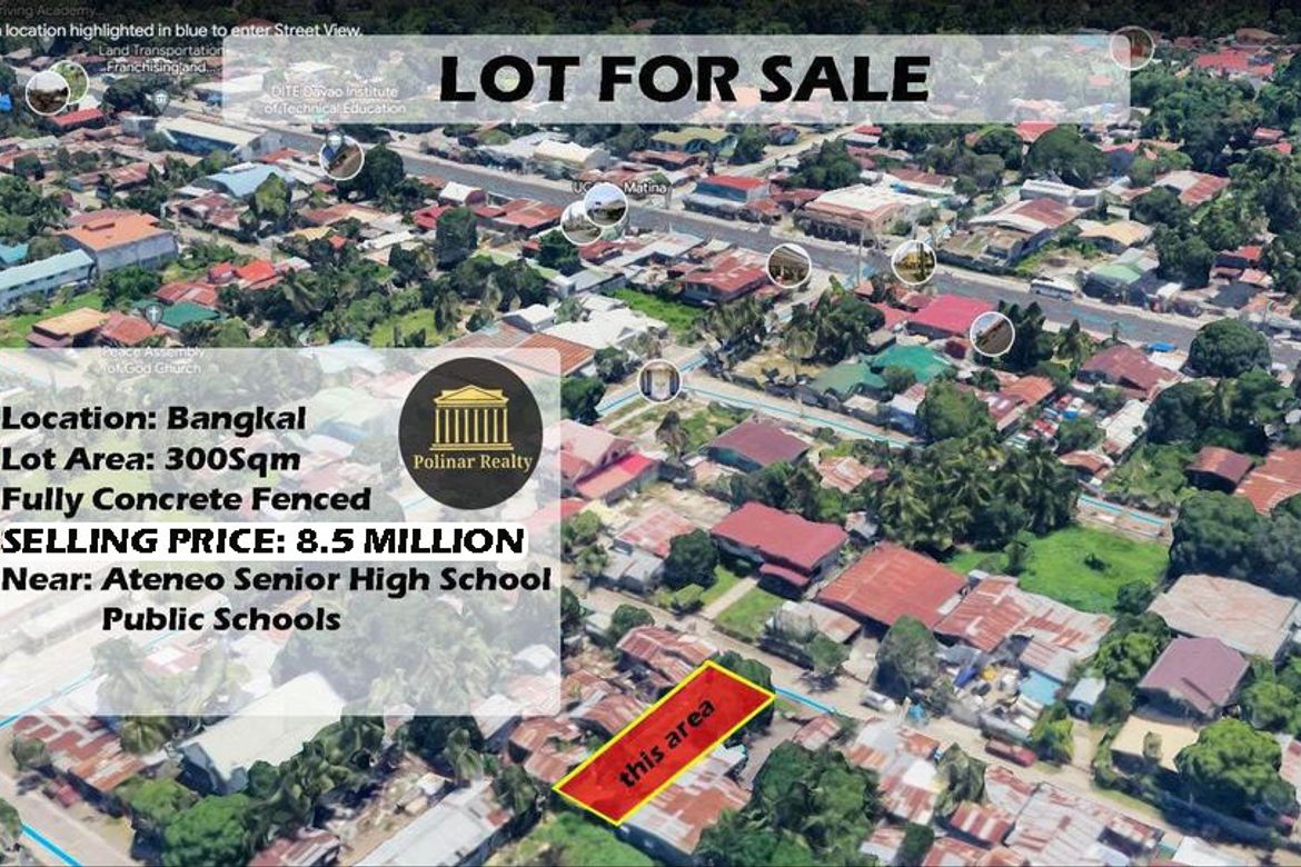 Land for Sale in Matina Crossing, Davao City, Davao del Sur