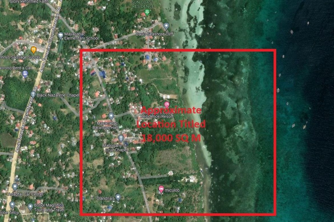 Land for Sale in Mayacabac, Dauis, Bohol