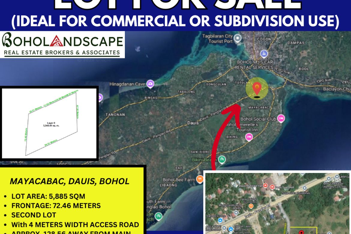 Land for Sale in Mayacabac, Dauis, Bohol