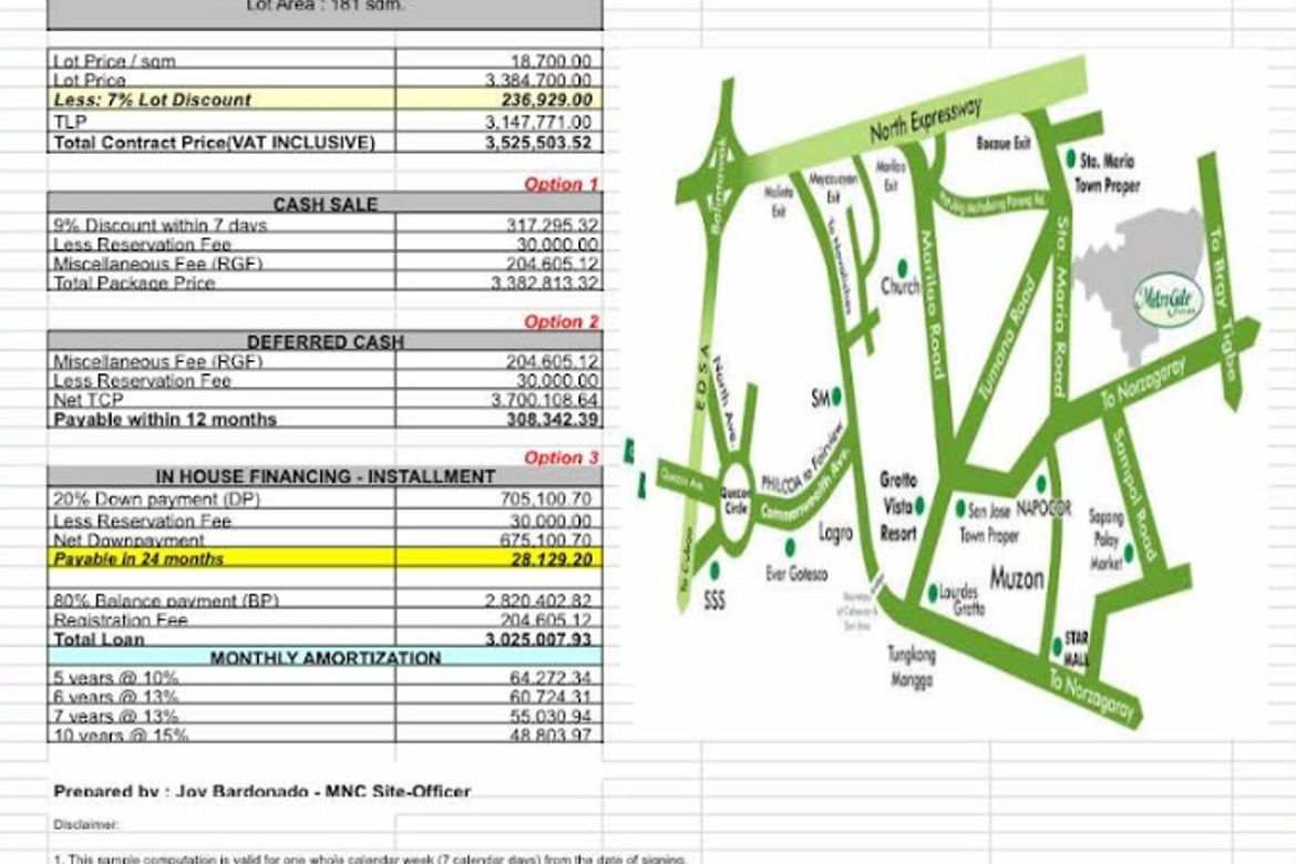Land for Sale in Metrogate North Villas, Baraka, Norzagaray, Bulacan – photo 6