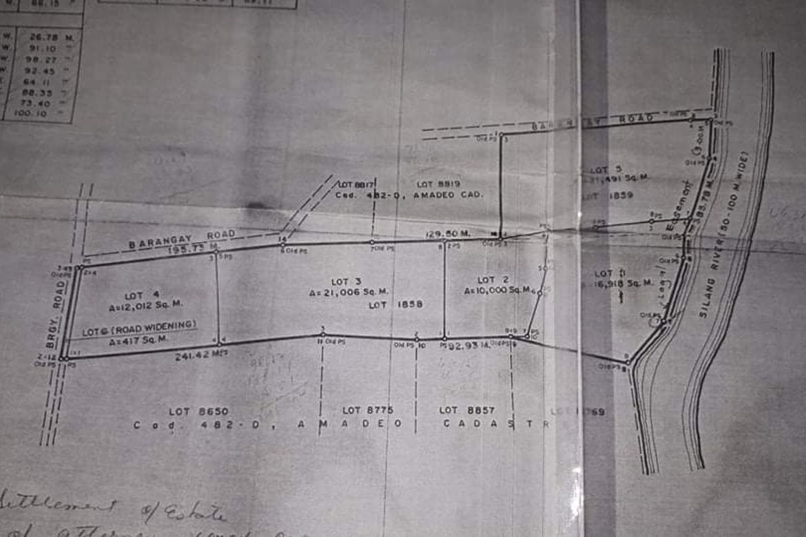 Land for Sale in Minantok Silangan, Amadeo, Cavite