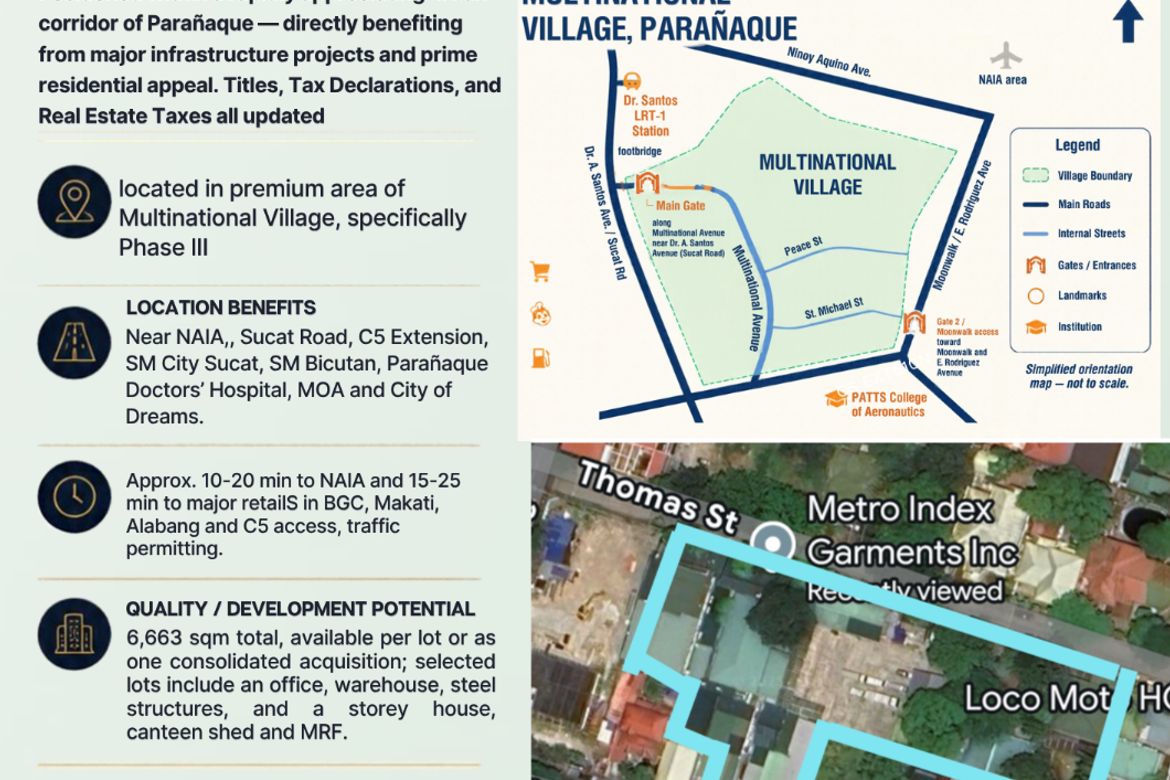 Land for Sale in Moonwalk, Parañaque, Metro Manila