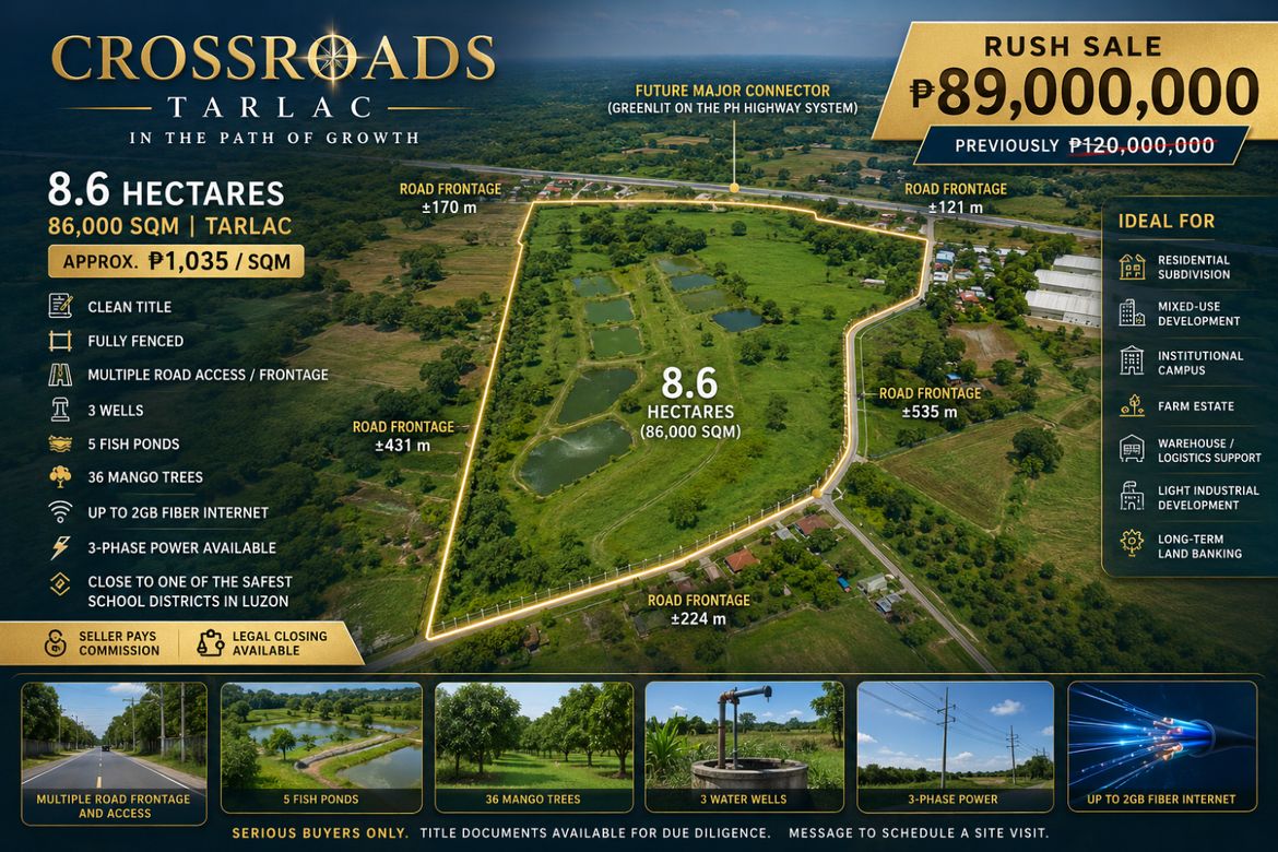 Land for Sale in Nambalan, Santa Ignacia, Tarlac