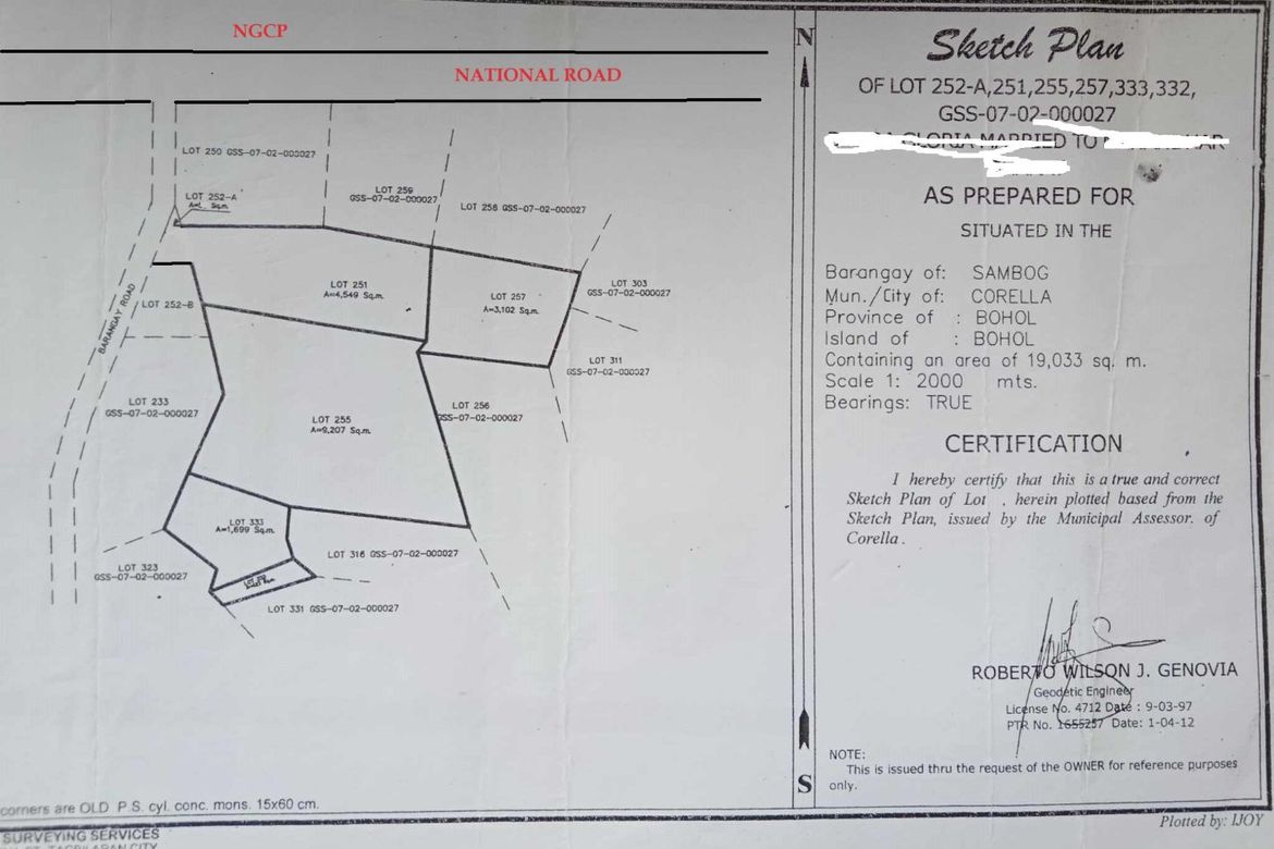 Land for Sale in Sambog, Corella, Bohol