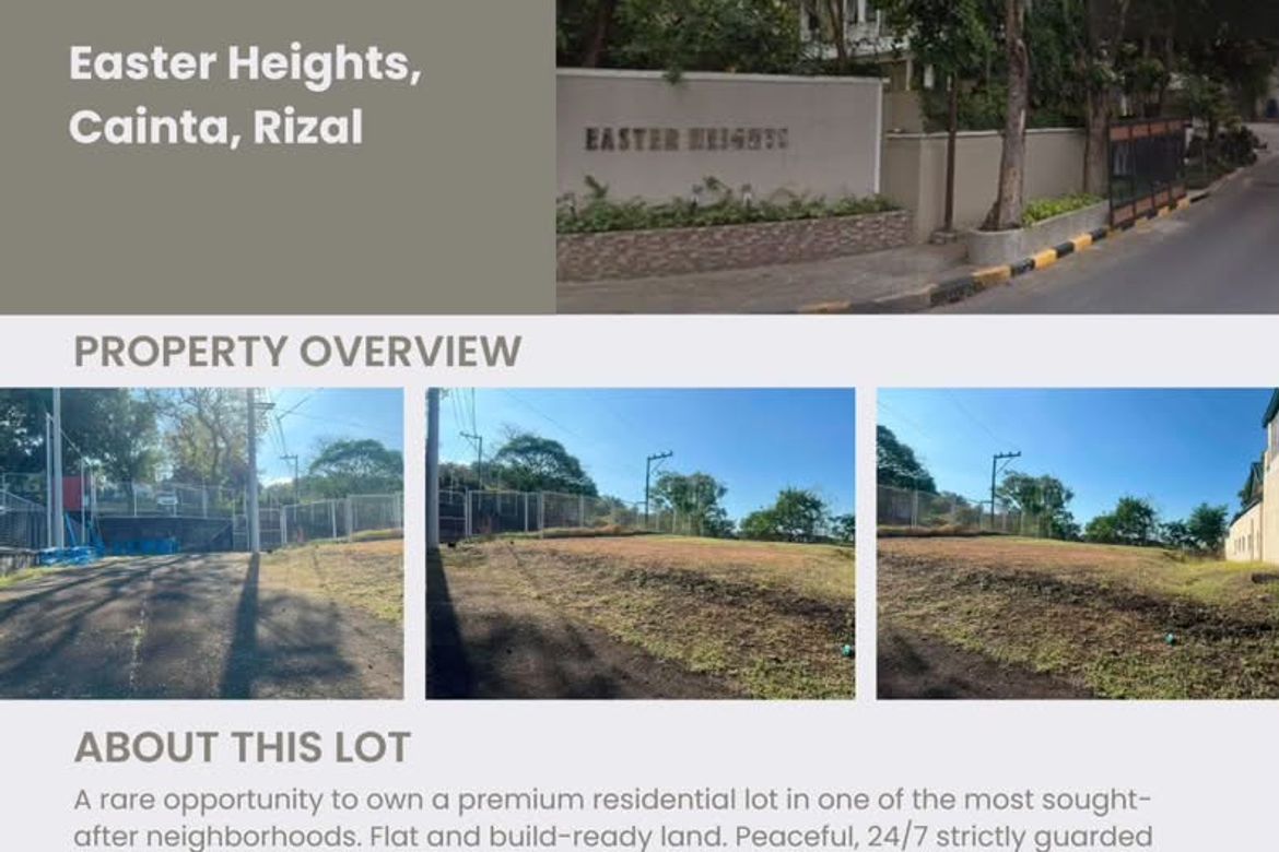 Land for Sale in San Juan, Cainta, Rizal
