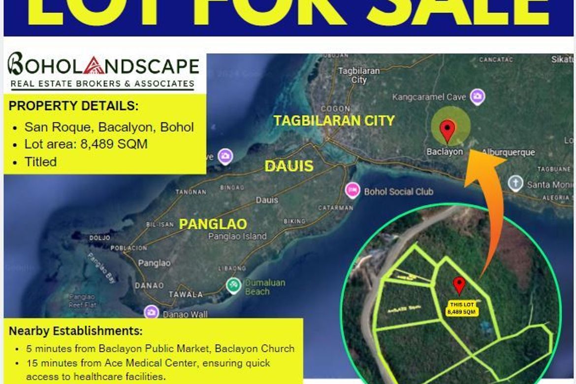 Land for Sale in San Roque, Baclayon, Bohol