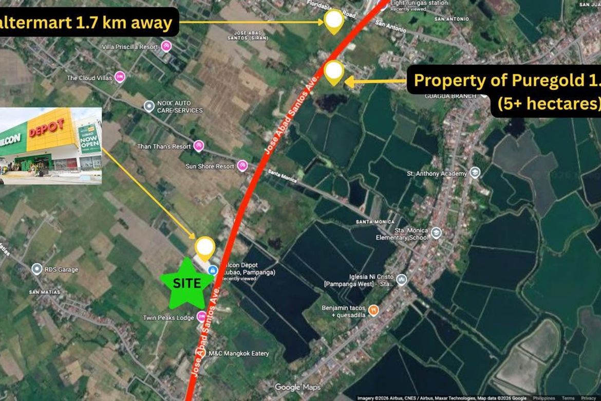 Land for Sale in Santa Monica, Lubao, Pampanga