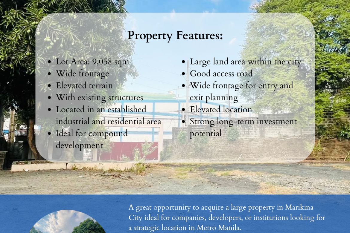 Land for Sale in Santo Niño, Marikina, Metro Manila