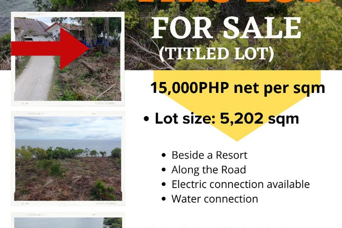 Land for Sale in Tawala, Panglao, Bohol