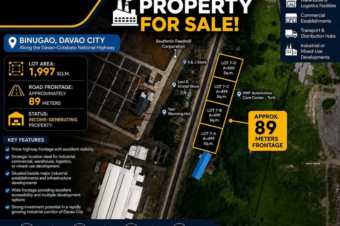 Land for Sale in Toril, Davao City, Davao del Sur
