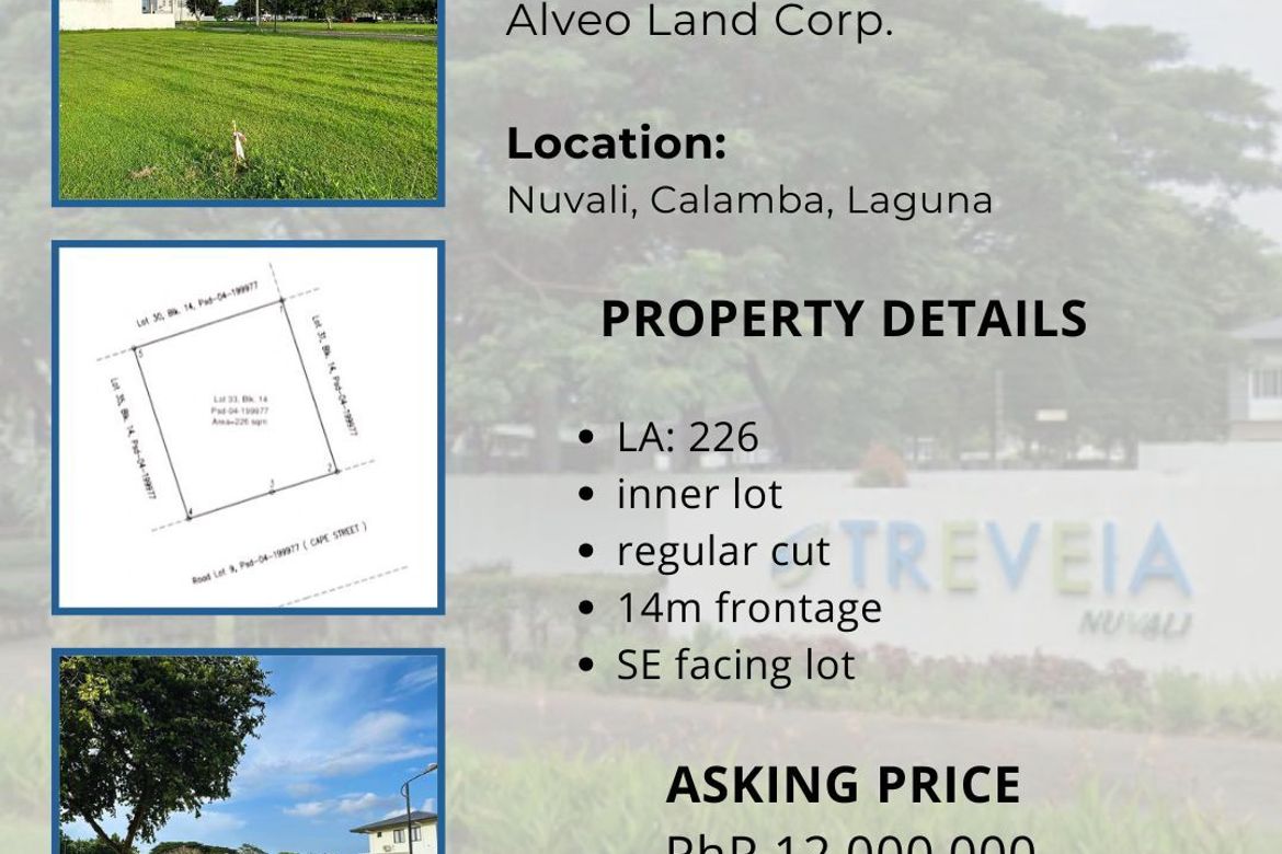 Land for Sale in Treveia Nuvali, Canlubang, Calamba, Laguna – photo 2