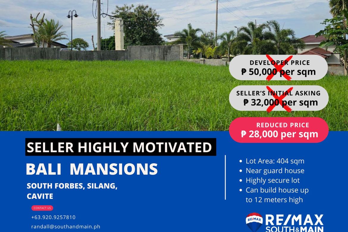 Land for Sale in Tubuan II, Silang, Cavite