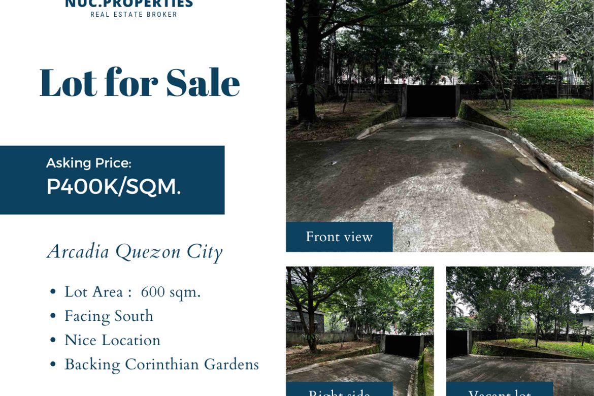 Land for Sale in Ugong Norte, Quezon City, Metro Manila near MRT-3 Ortigas