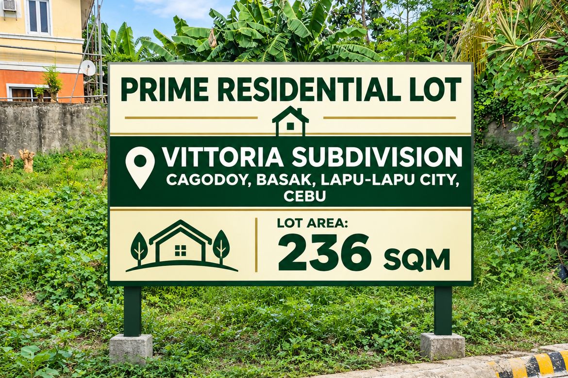 Land for Sale in Vittoria Subdivision, Basak, Lapu-Lapu, Cebu