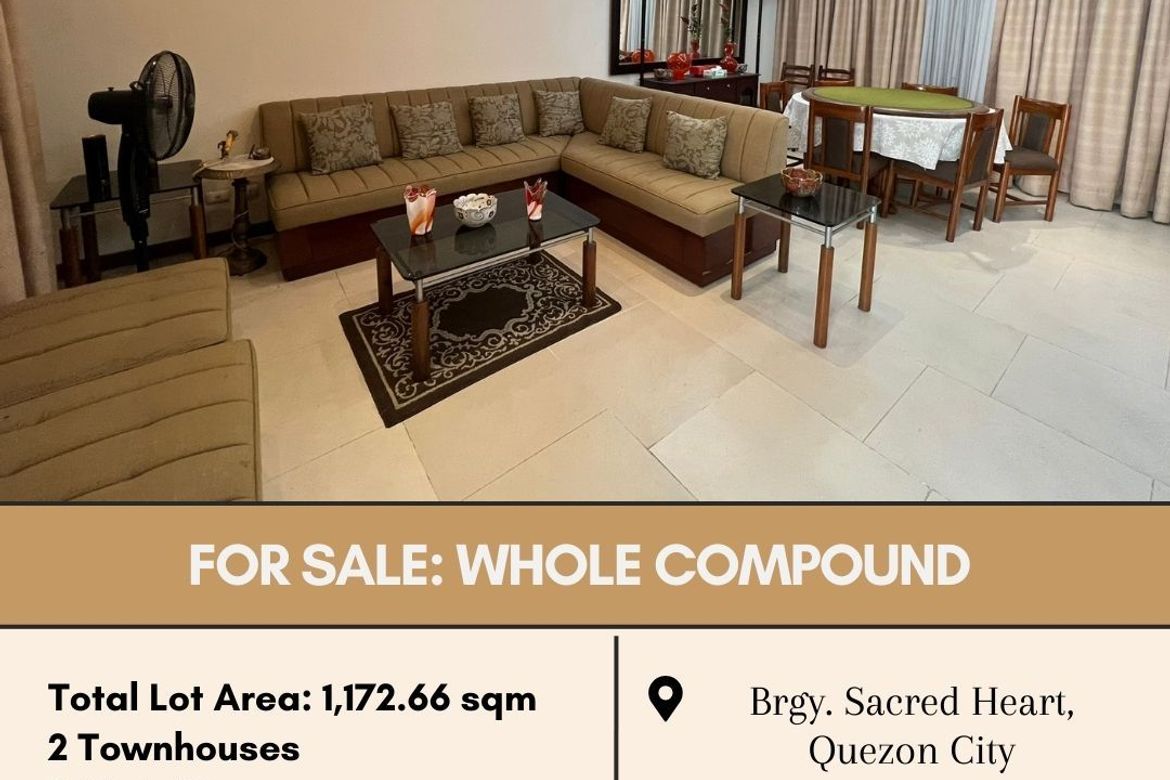 Villa for Sale in Sacred Heart, Quezon City, Metro Manila near MRT-3 Kamuning