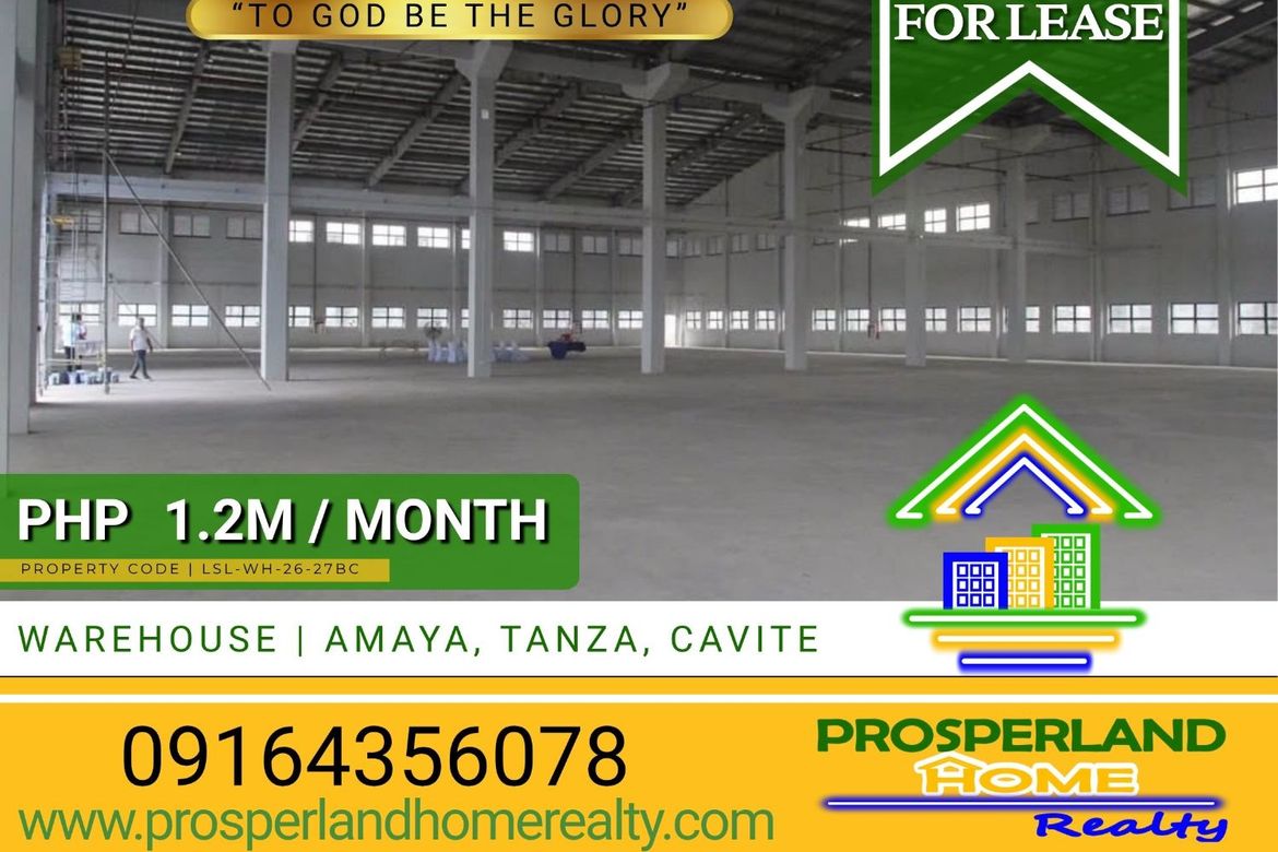 Warehouse / Factory for Rent in Bagtas, Tanza, Cavite