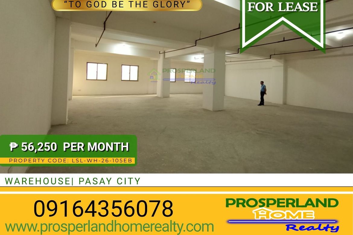 Warehouse / Factory for Rent in Barangay 97, Pasay, Metro Manila near MRT-3 Taft Avenue