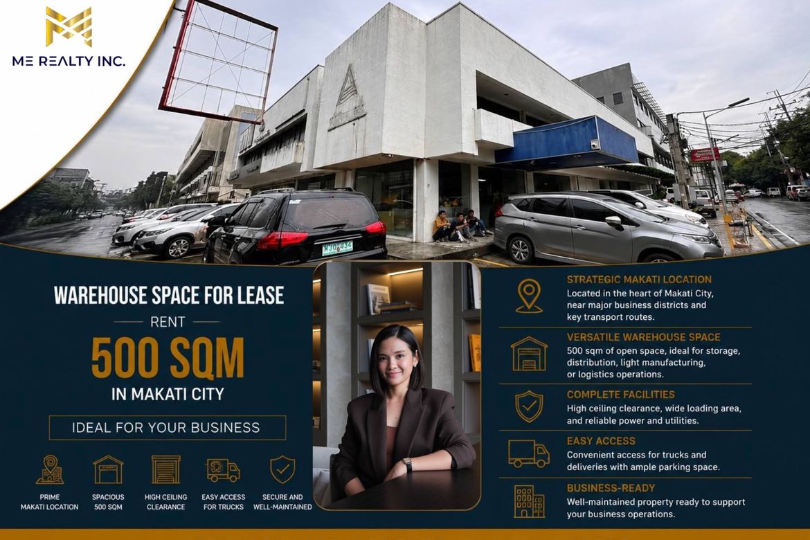 Warehouse / Factory for Rent in Bel-Air, Makati, Metro Manila
