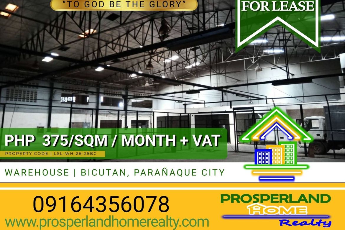Warehouse / Factory for Rent in Don Bosco, Parañaque, Metro Manila