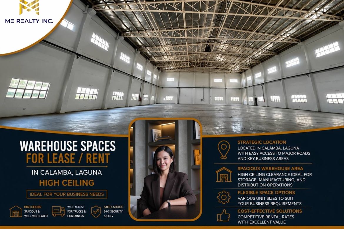 Warehouse / Factory for Rent in Real, Calamba, Laguna