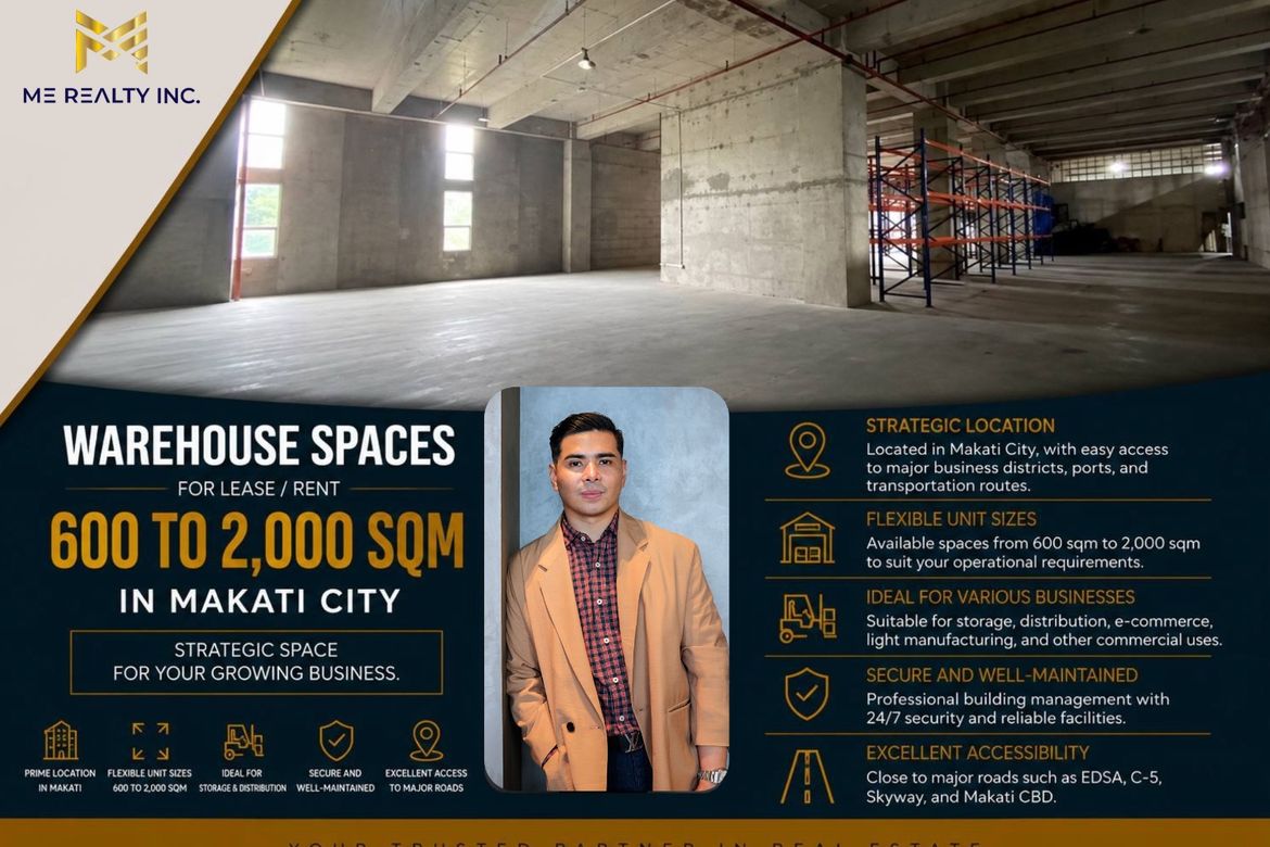 Warehouse / Factory for Rent in San Isidro, Makati, Metro Manila