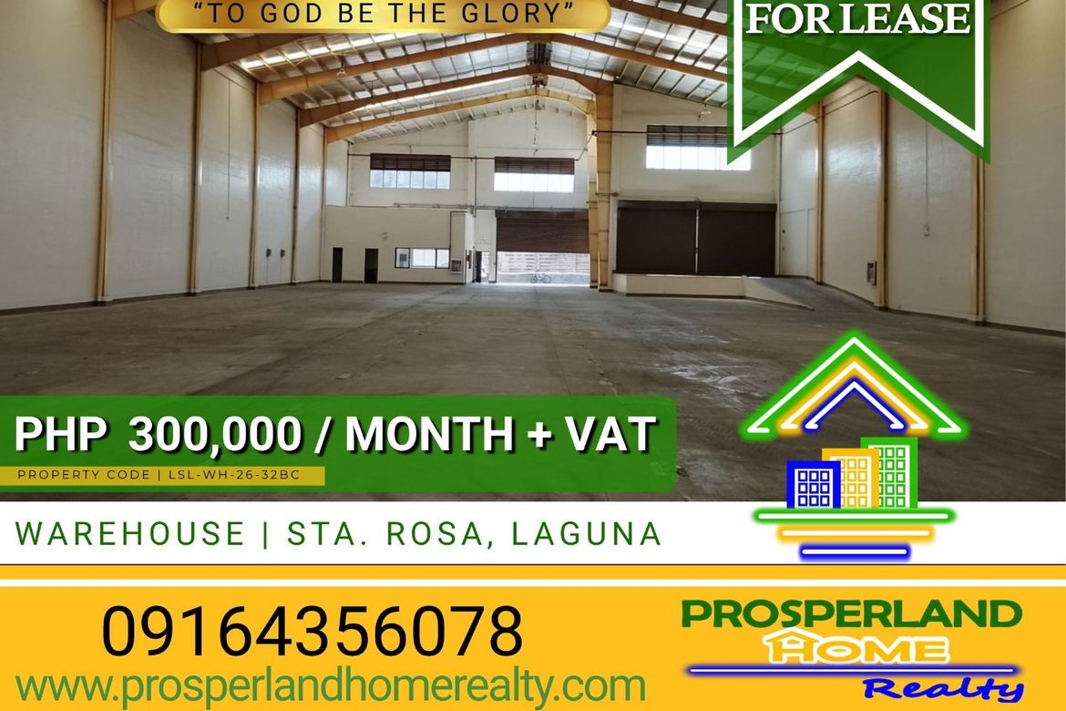 Warehouse / Factory for Rent in Santa Rosa, Laguna