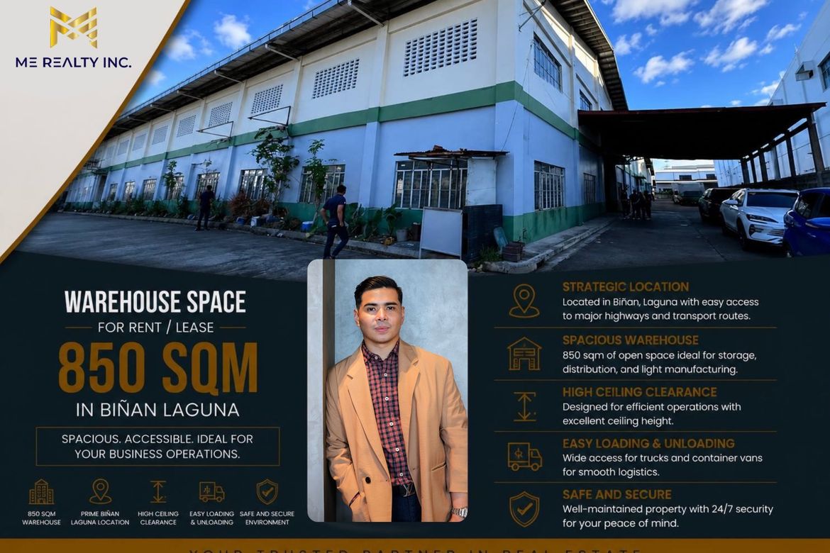 Warehouse / Factory for Rent in Zapote, Biñan, Laguna