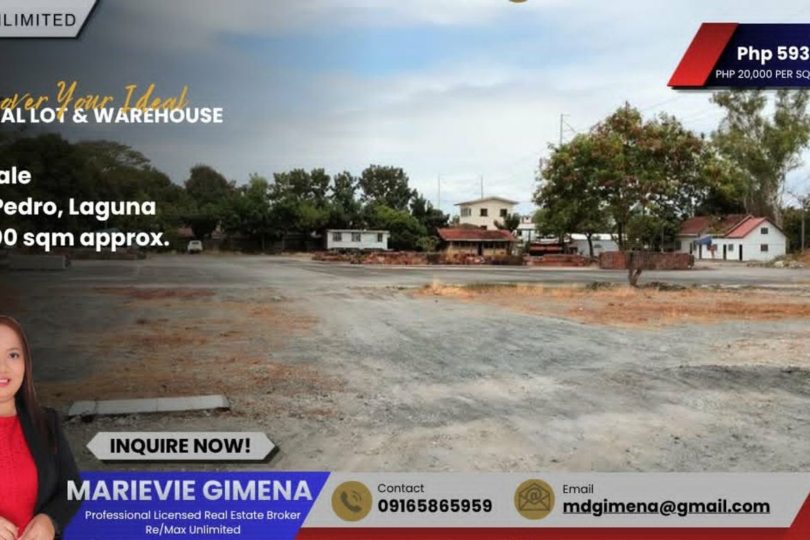 Warehouse / Factory for Sale in Fatima, San Pedro, Laguna
