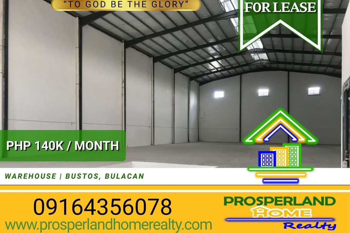 Warehouse / Factory for Sale in Poblacion, Bustos, Bulacan