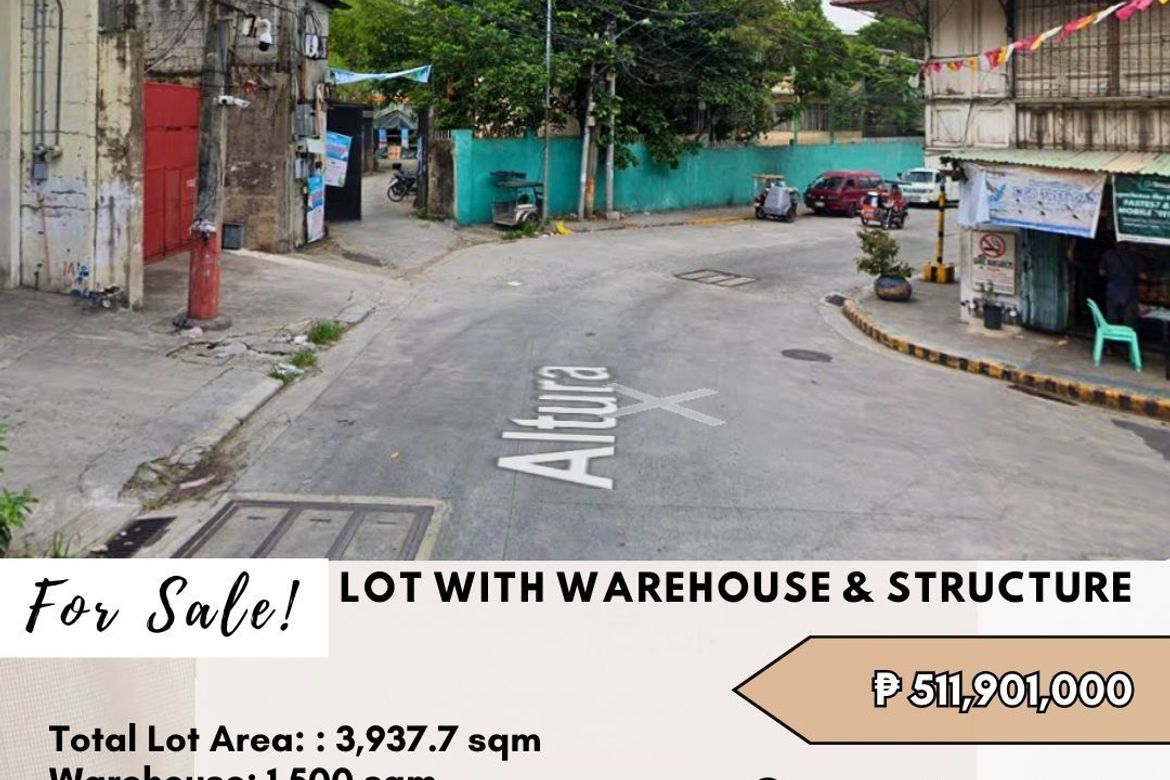 Warehouse / Factory for Sale in Santa Mesa, Manila, Metro Manila near LRT-2 V. Mapa