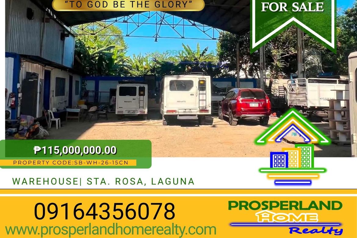 Warehouse / Factory for Sale in Santa Rosa, Laguna